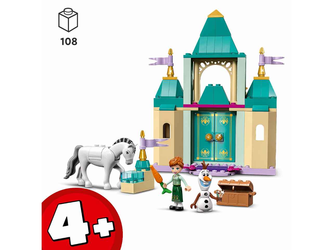 Lego princess div.al castello di anna 43204