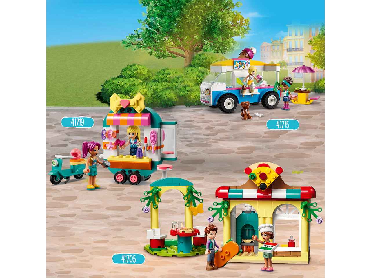 Lego friends boutique moda mobile 41719