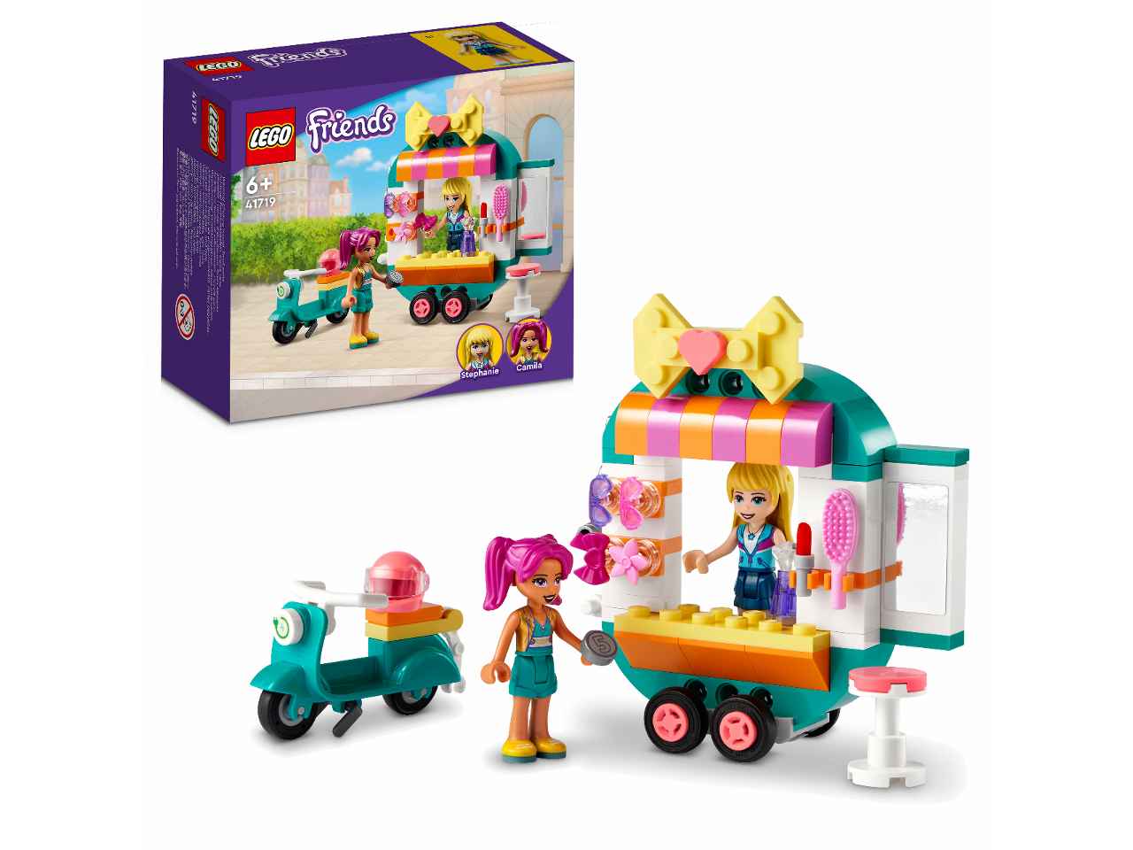 Lego friends boutique moda mobile 41719