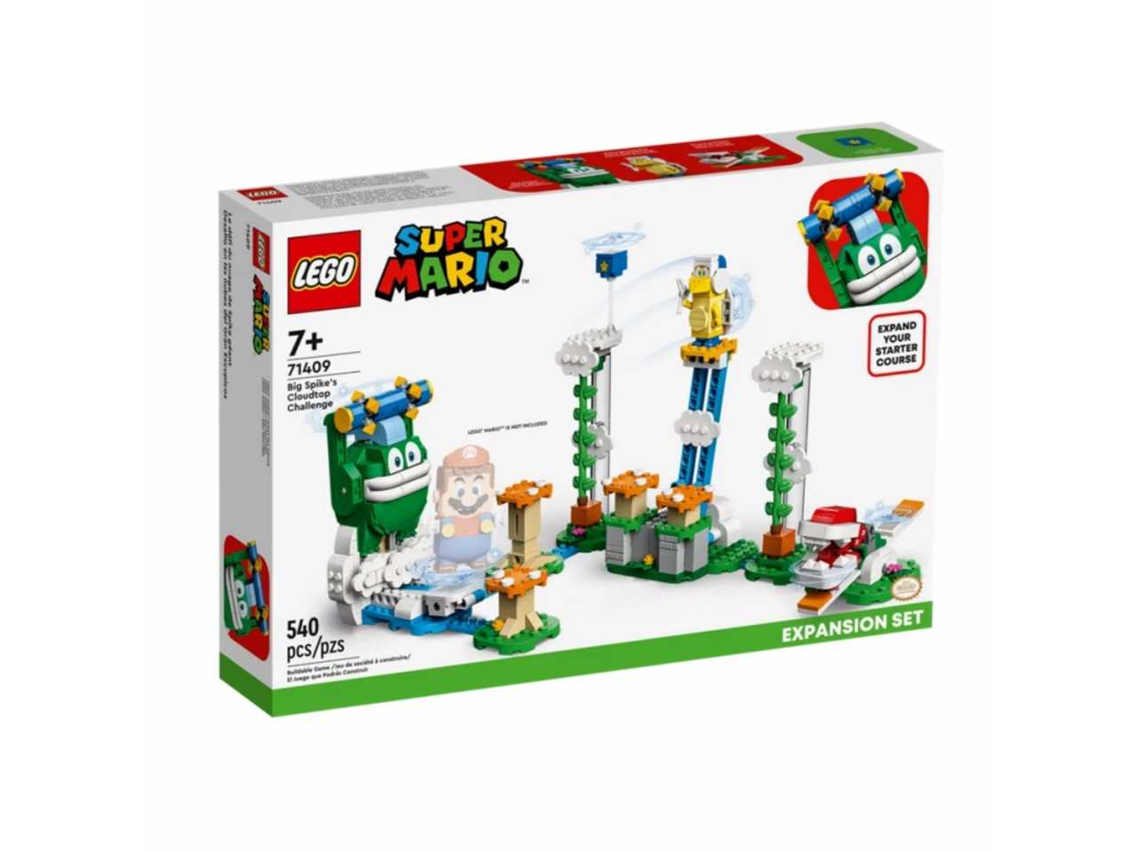 Lego super mario sfida sulle nuvole spike gigante