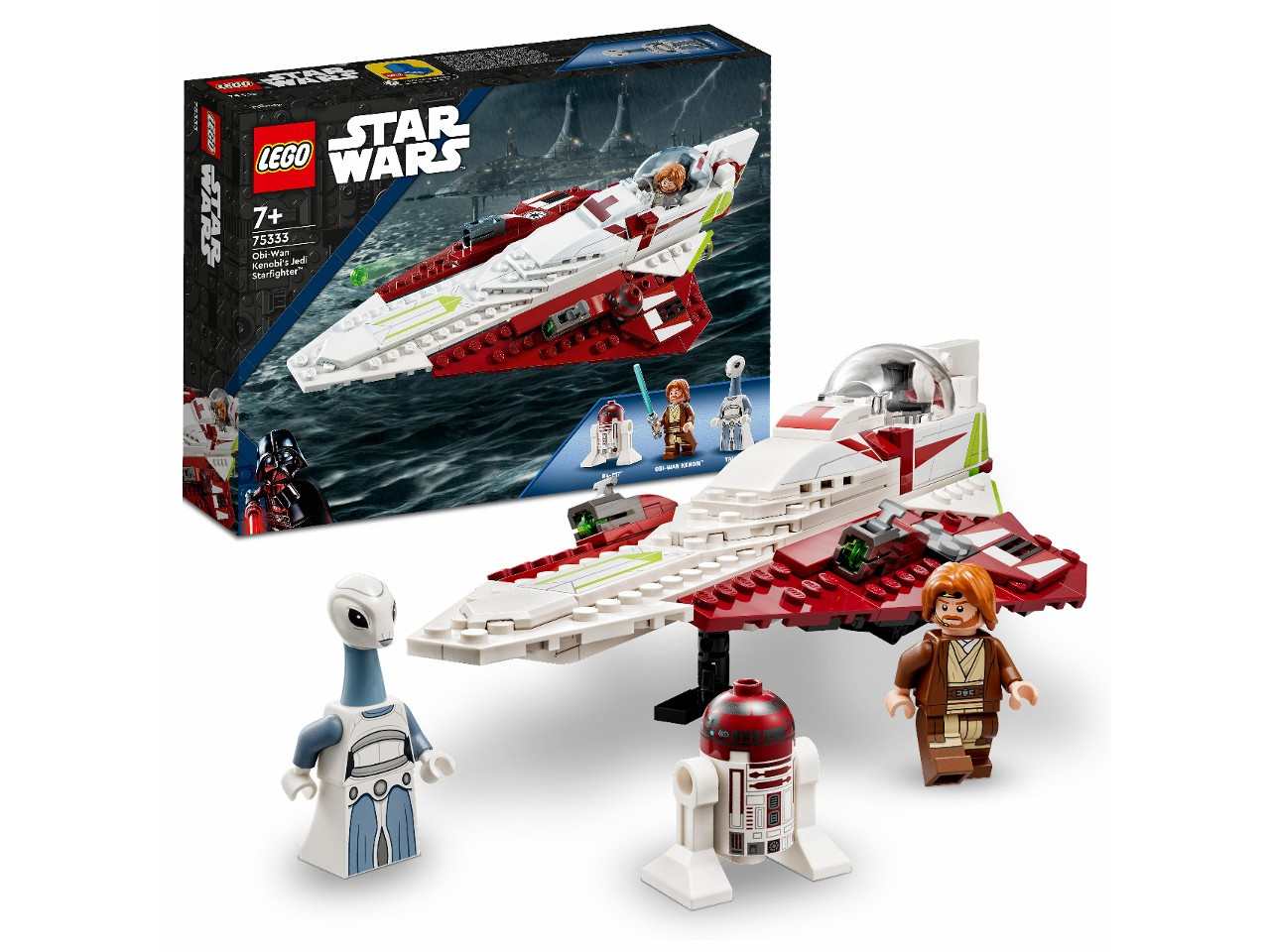 Lego star wars jedi starfighter di obi-wan kenobi
