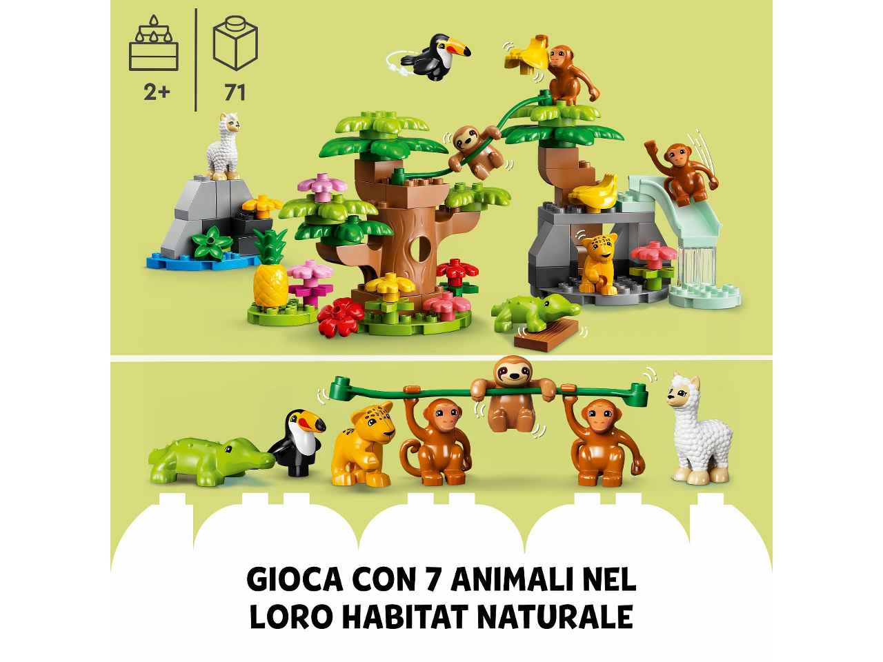 Lego duplo animali del sudamerica 10973