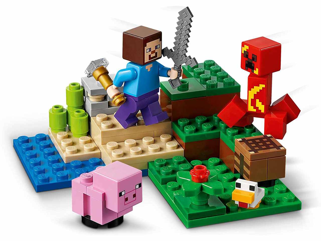 Lego minecraft lagguato del creeper 21177