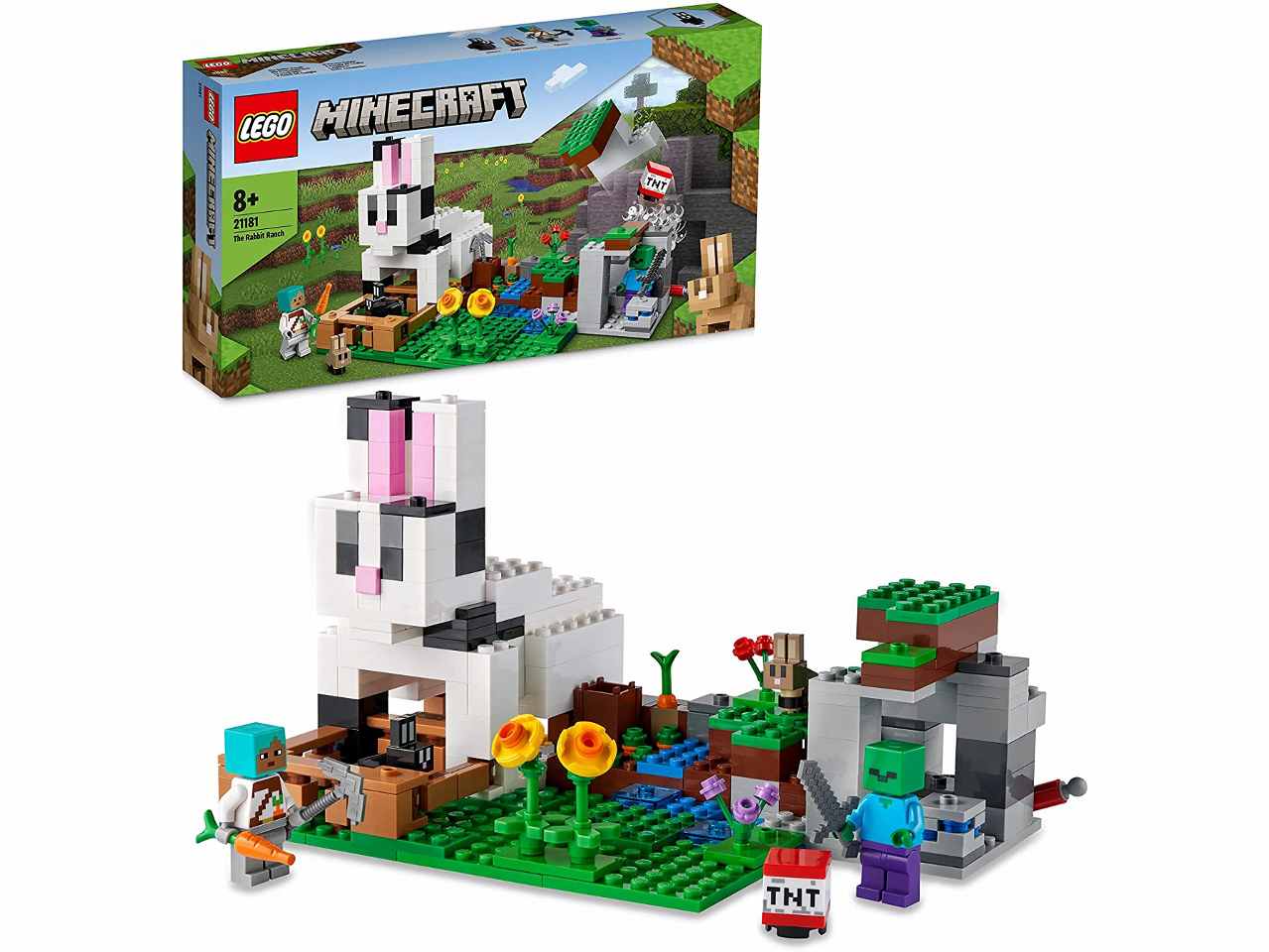 Lego minecraft il ranch del coniglio 21181