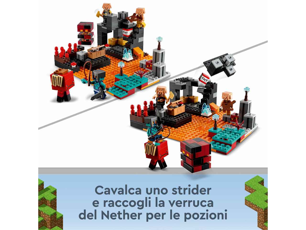 Lego minecraft nether 21185