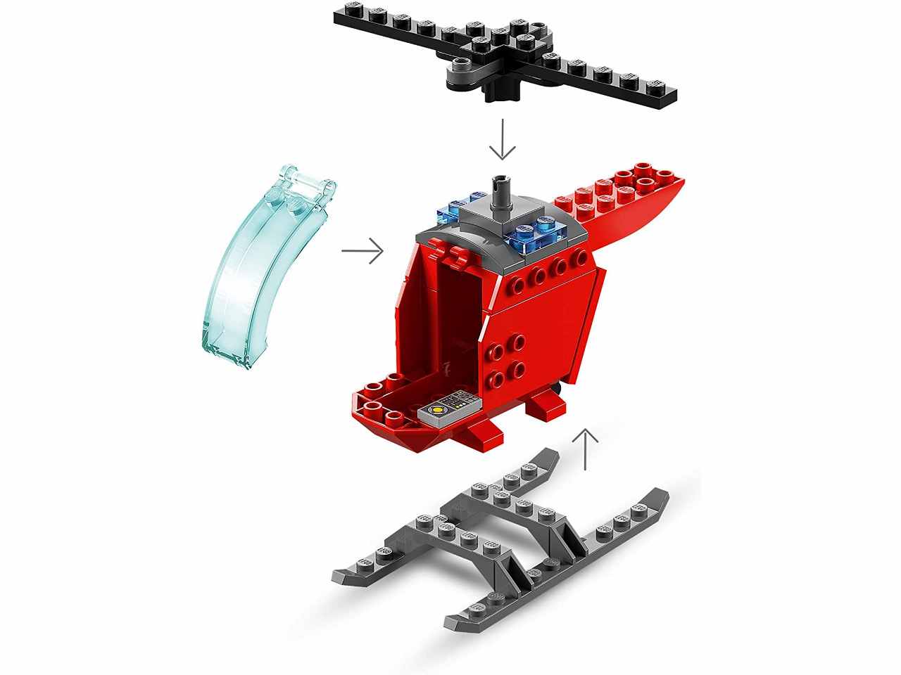 Lego city elicottero antincendio 60318