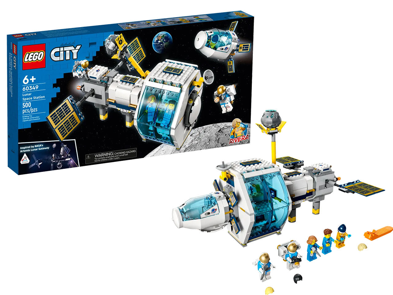 Lego stazione spaziale lunare.
