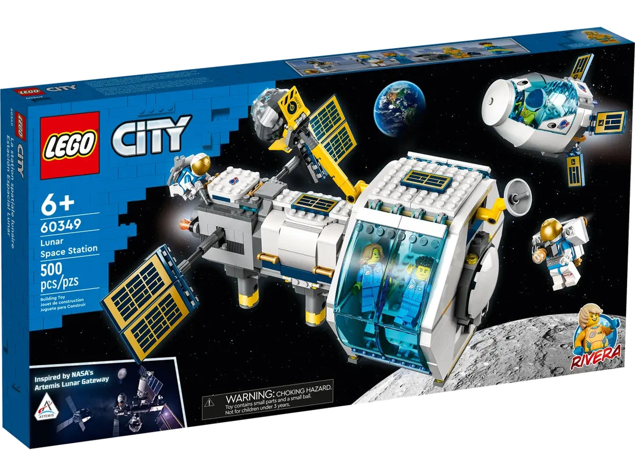 Lego stazione spaziale lunare.