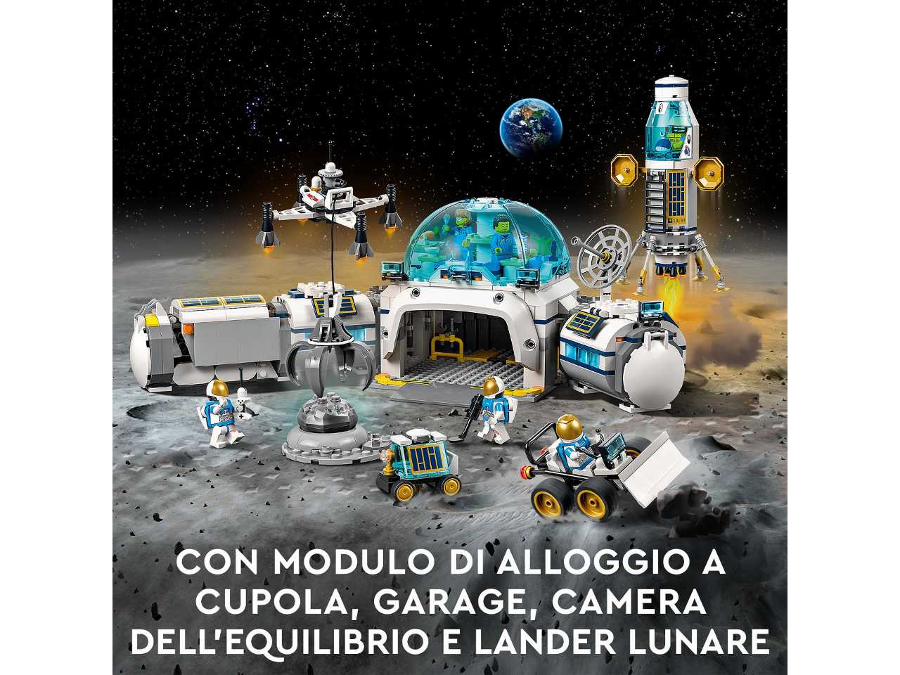 Lego base di ricerca lunare.