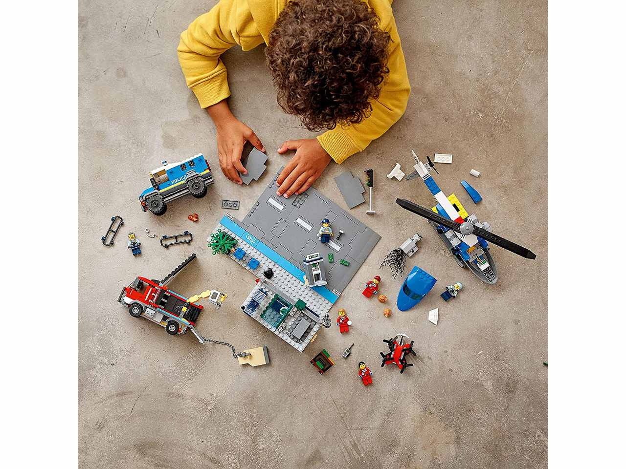 Lego city inseg.della polizia alla banc$