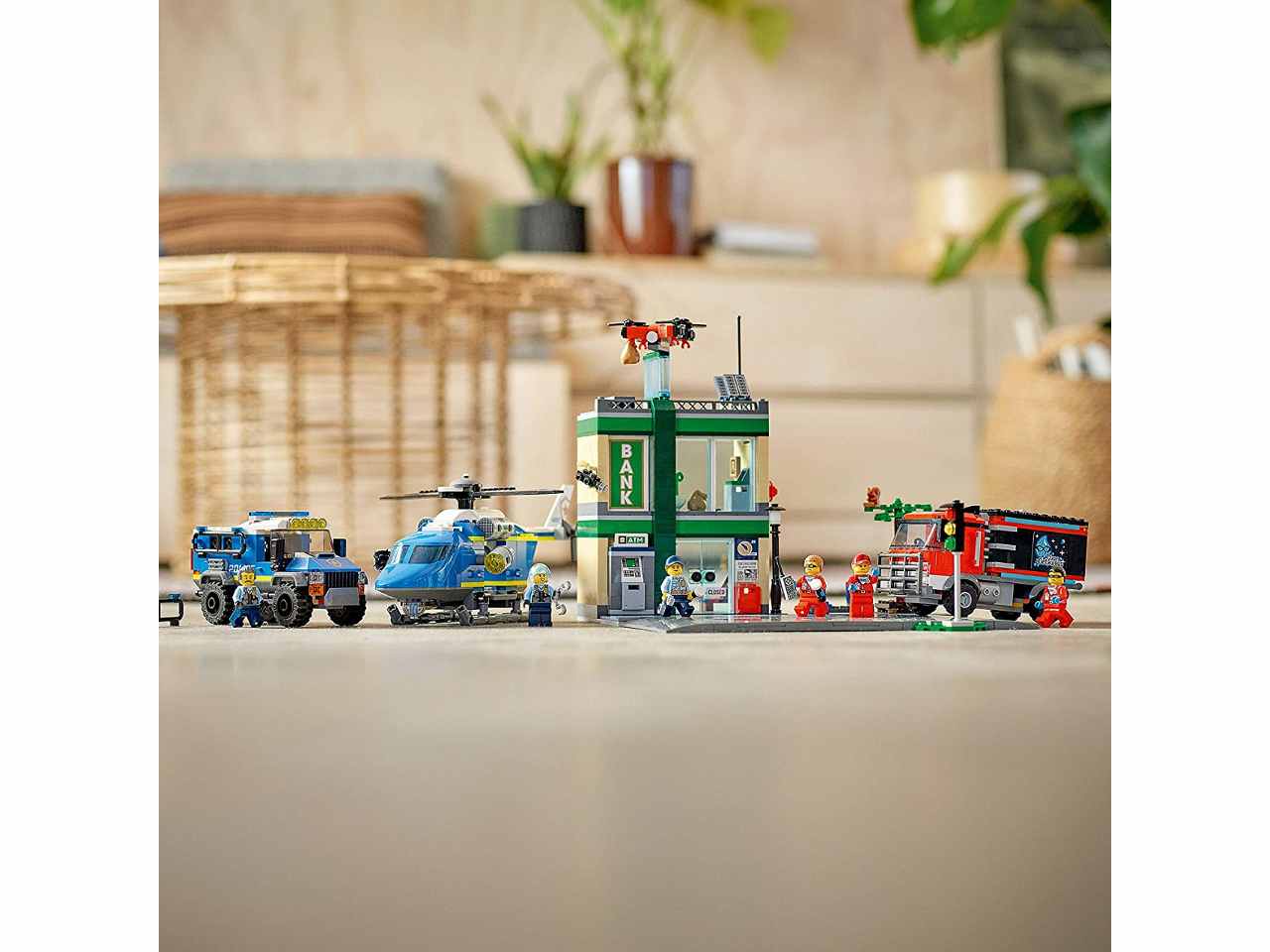 Lego city inseg.della polizia alla banc$