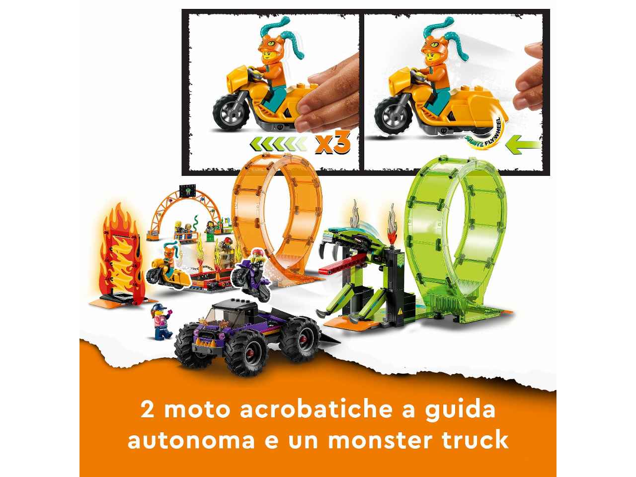 Lego city arena delle acrobazie 60339
