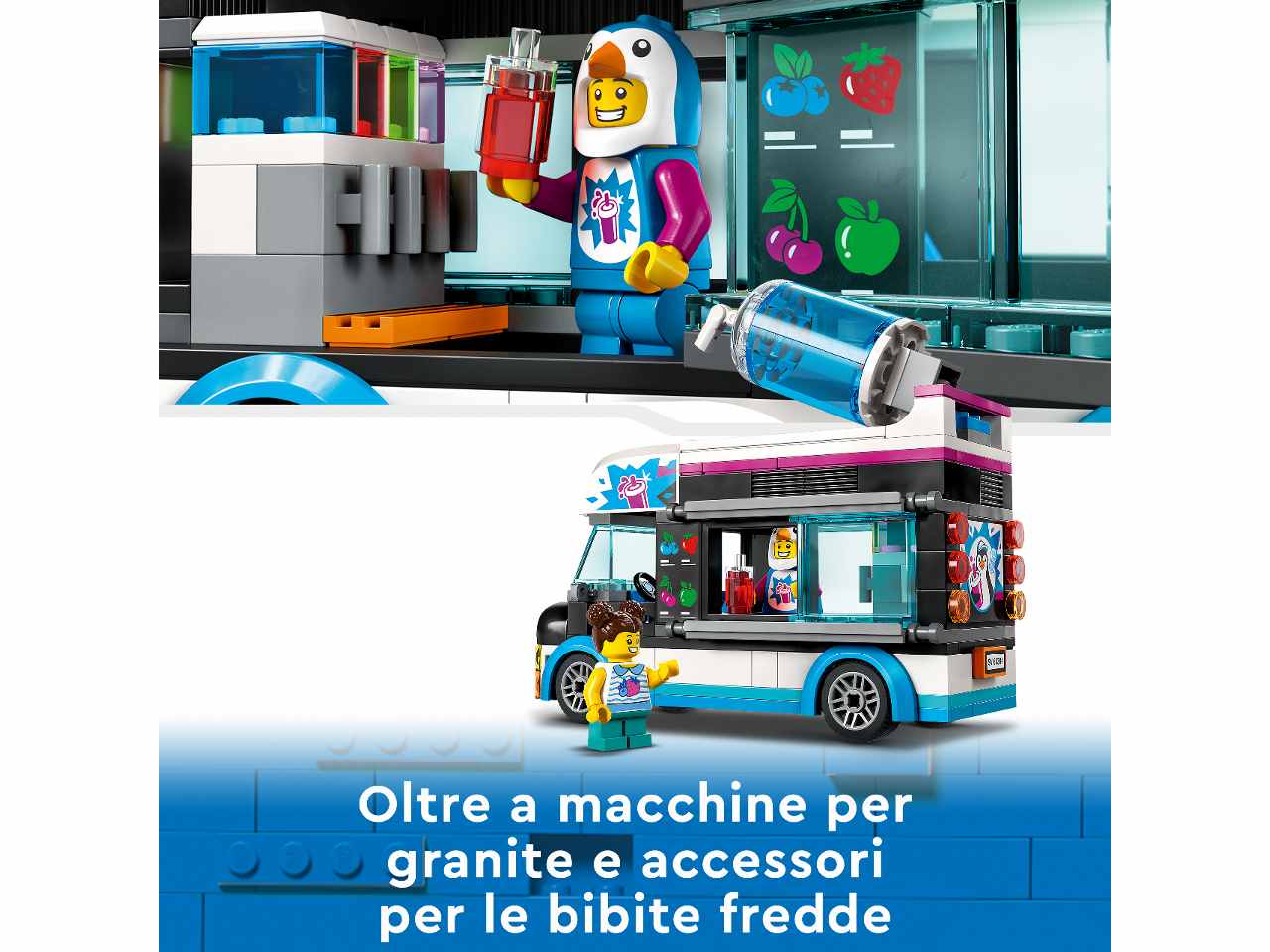 Lego City Il Furgoncino delle Granite del Pinguino 60384