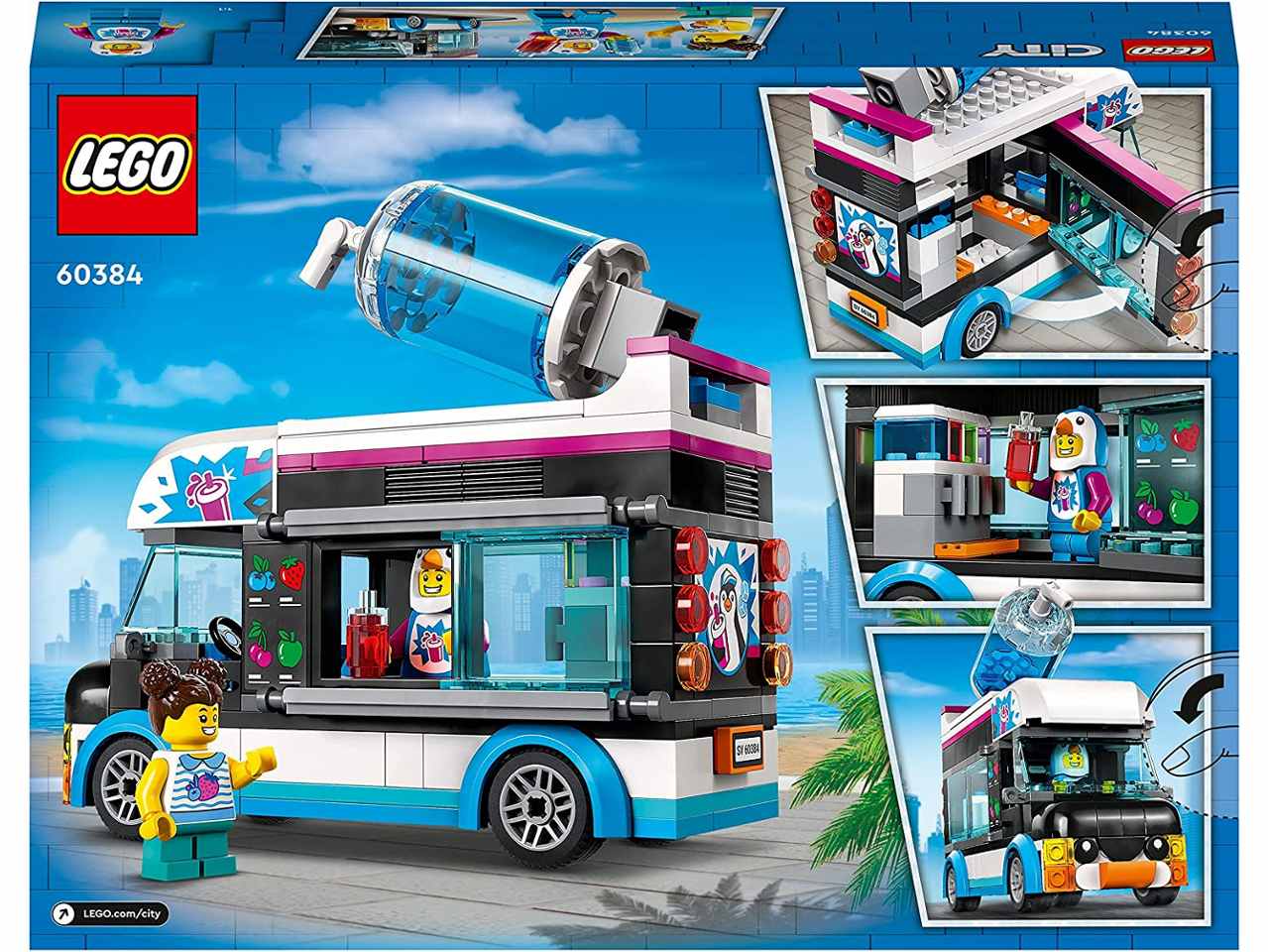 Lego City Il Furgoncino delle Granite del Pinguino 60384