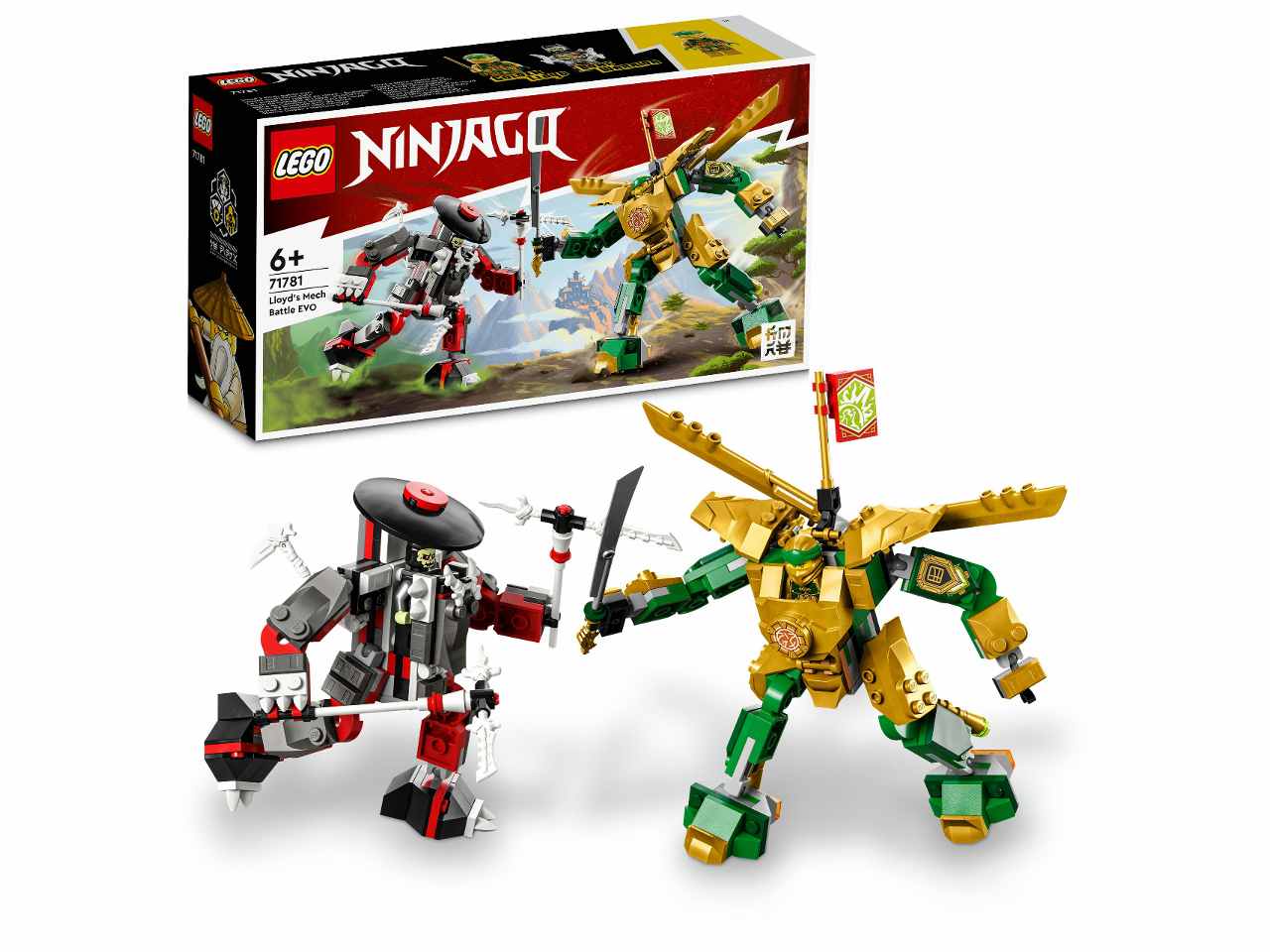 Lego ninjago mech da battaglia di lloyd evolution
