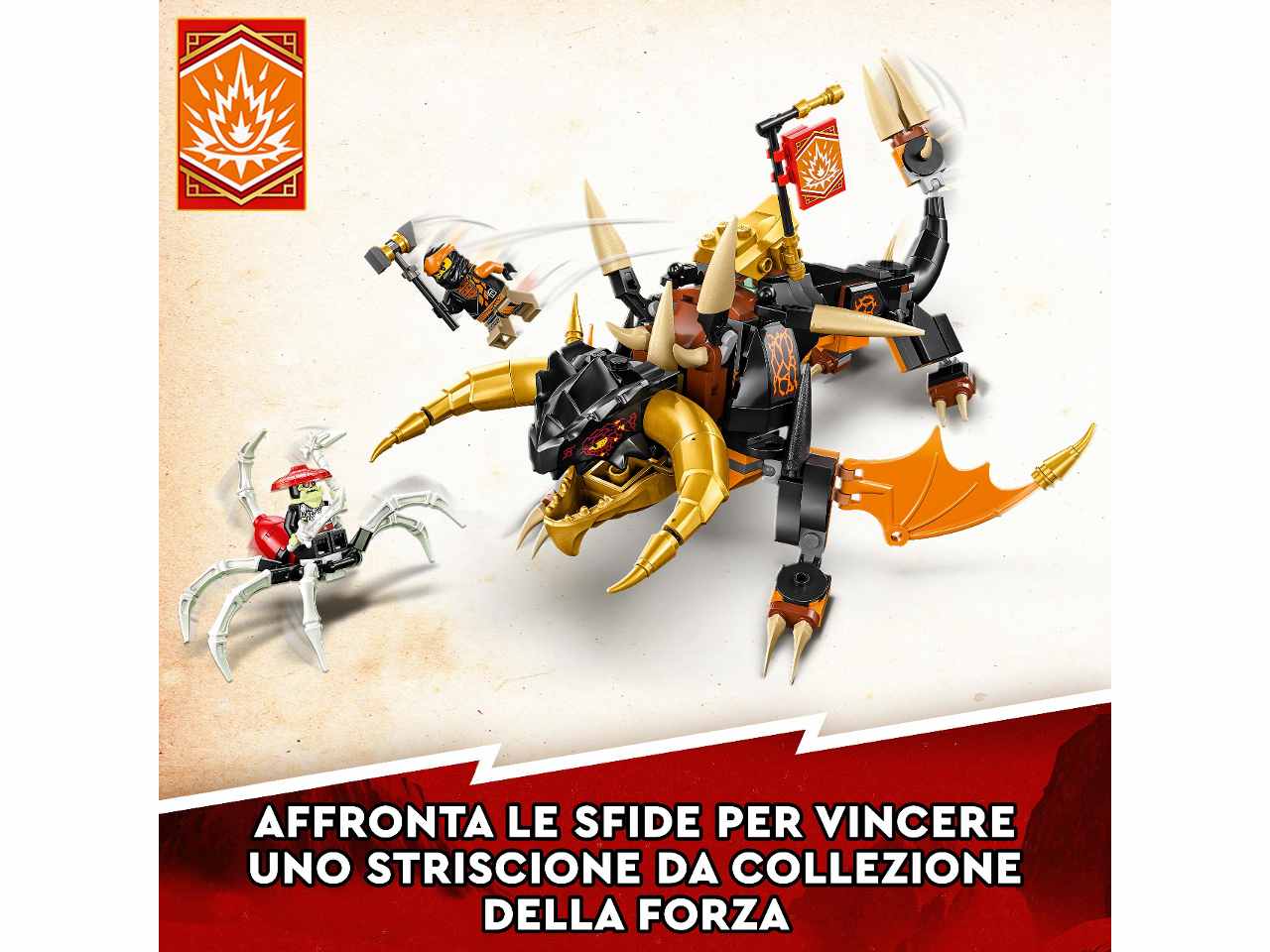 Lego ninjago drago di terra di cole evolution