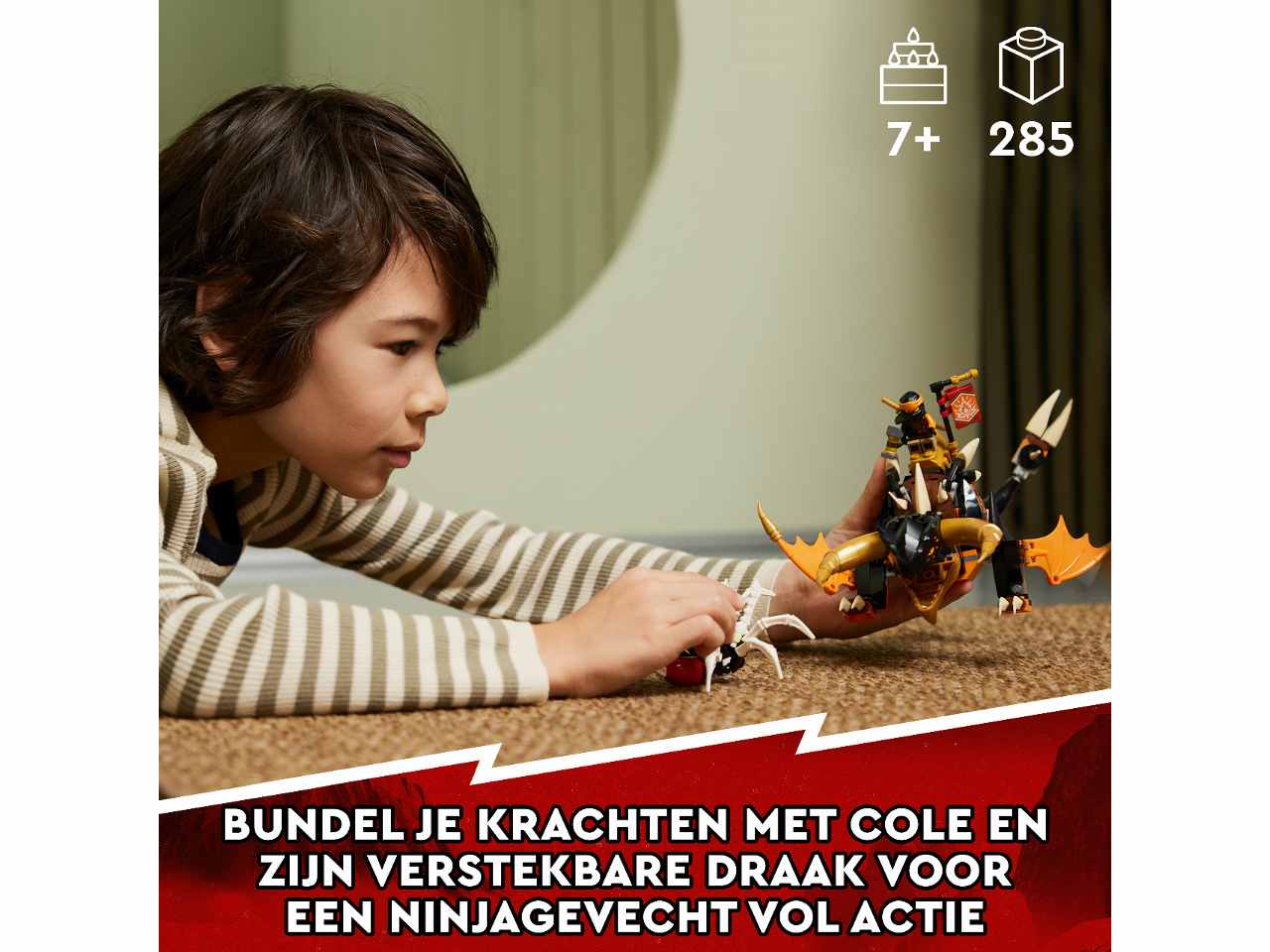 Lego ninjago drago di terra di cole evolution