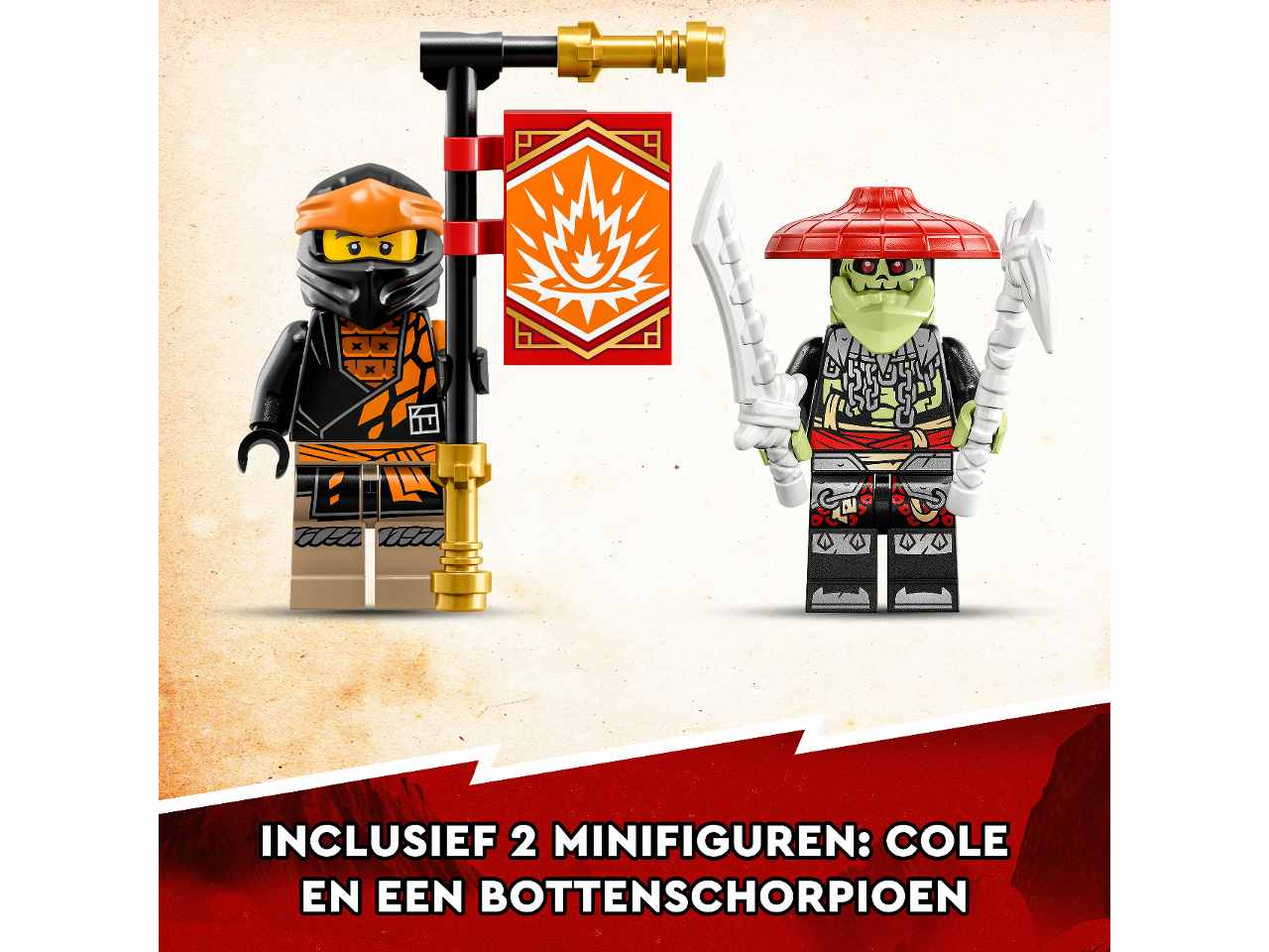 Lego ninjago drago di terra di cole evolution