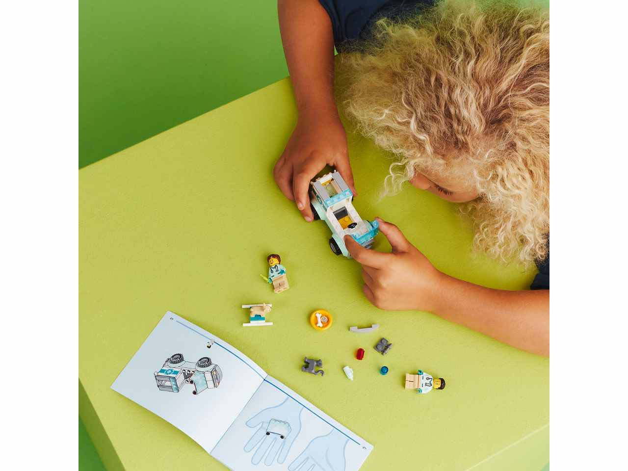 Lego city great vehicles furgoncino di soccorso del veterinario