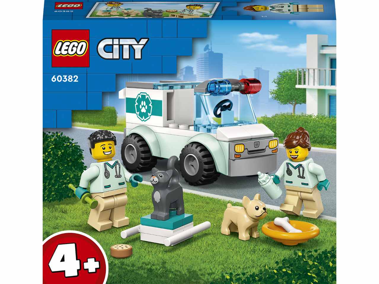 Lego city great vehicles furgoncino di soccorso del veterinario