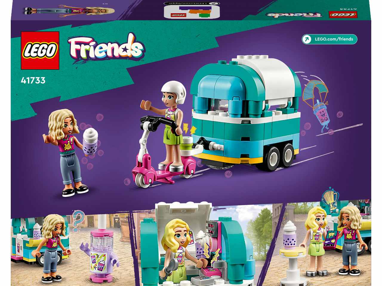 Lego friends negozio mobile di bubble tea