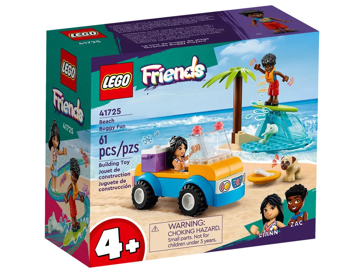 Lego Friends Divertimento sul Beach Buggy 41725