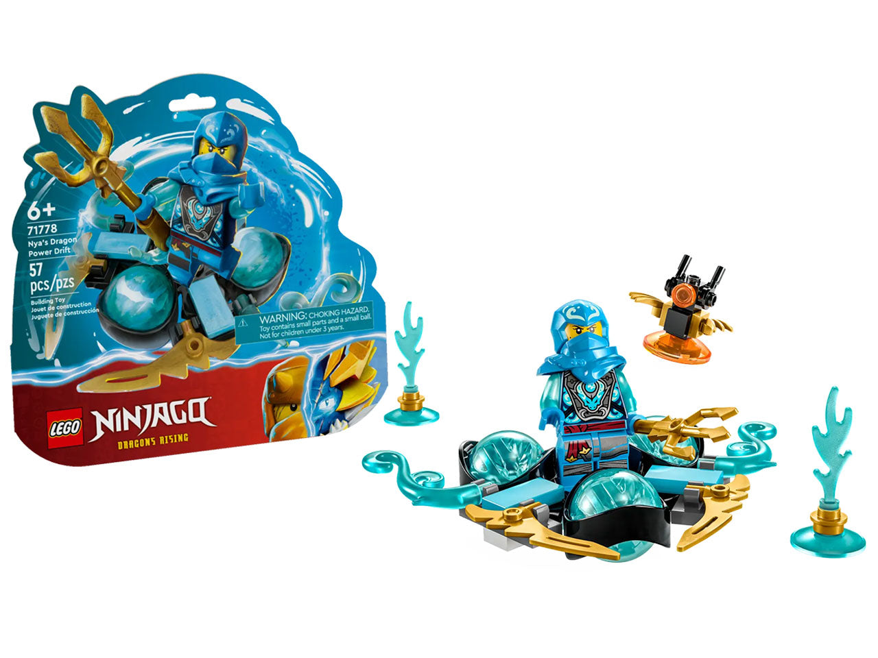 Lego ninjago drift del potere del drago spinjitzu di nya
