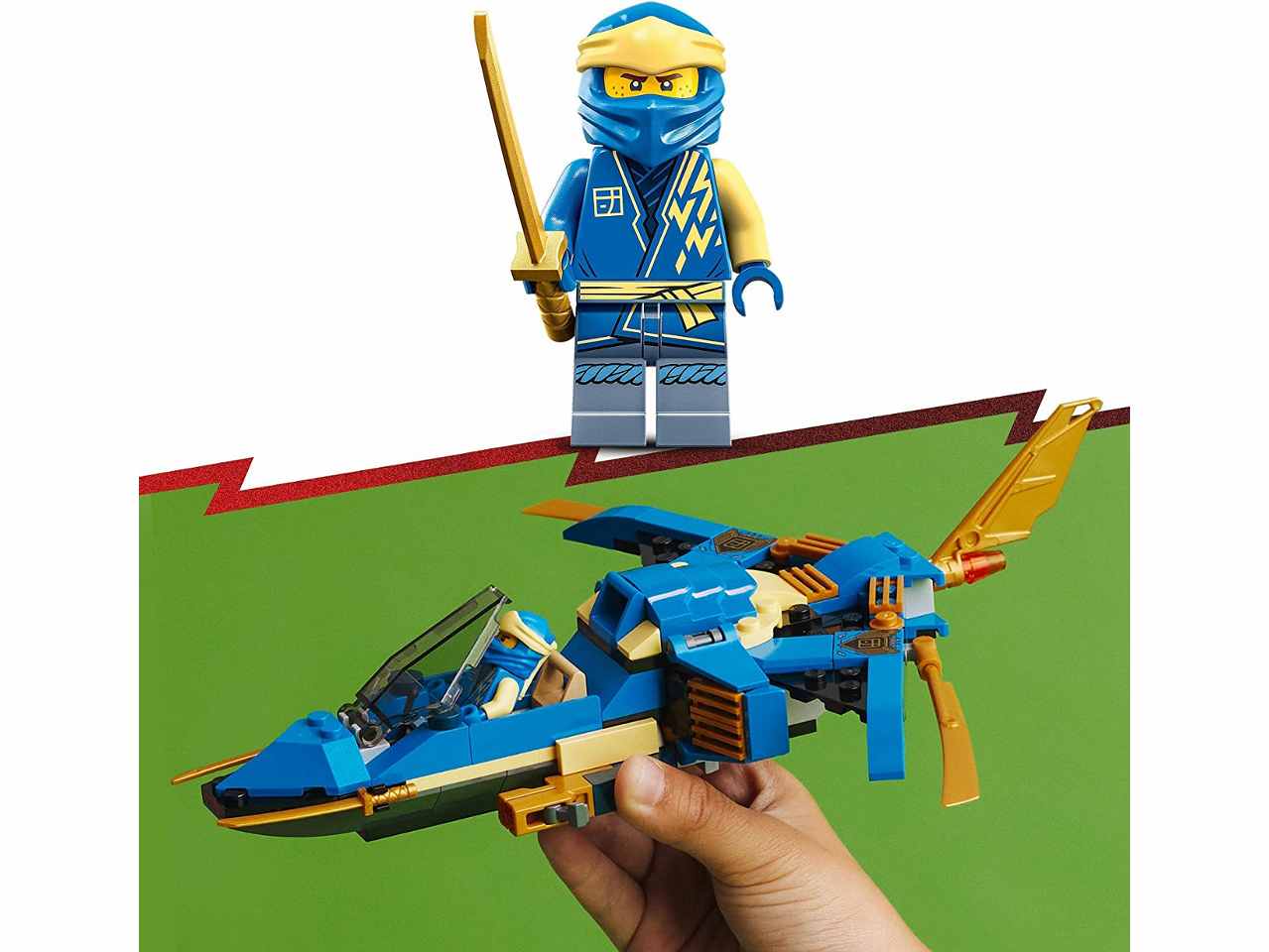 Lego Ninjago Jet-Fulmine di Jay 71784