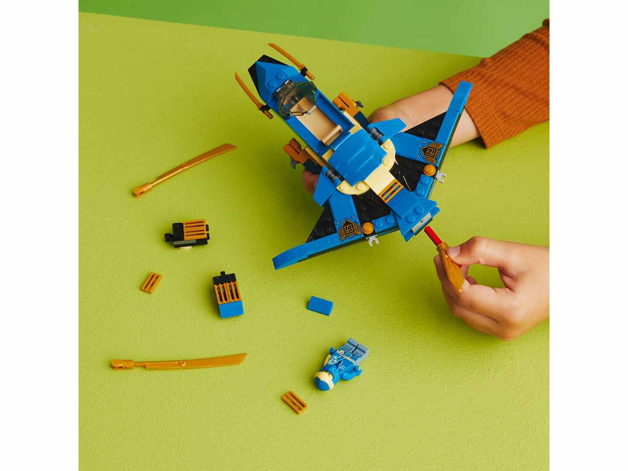 Lego Ninjago Jet-Fulmine di Jay 71784
