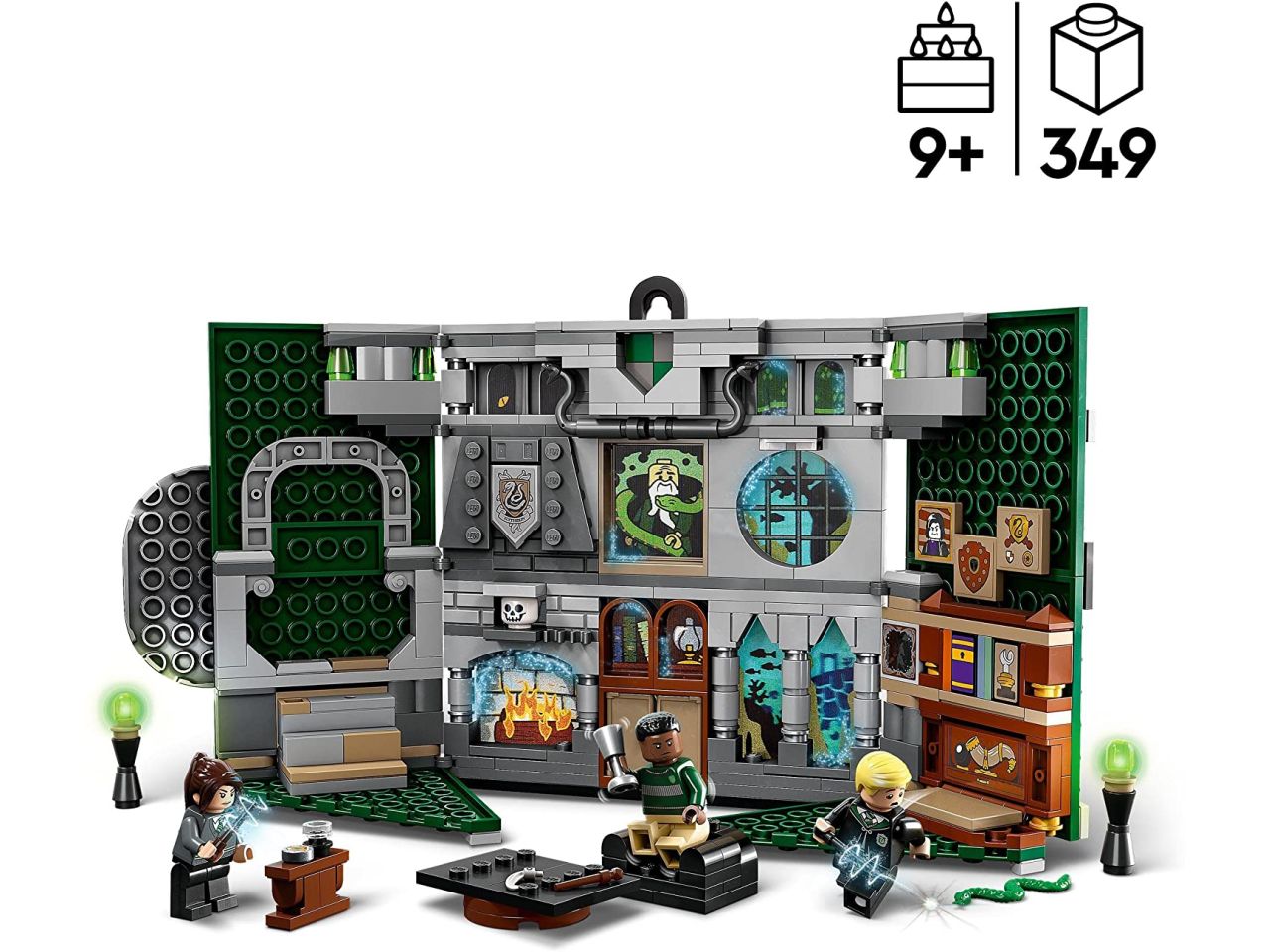 Lego harry potter tm stendardo della casa serpeverde