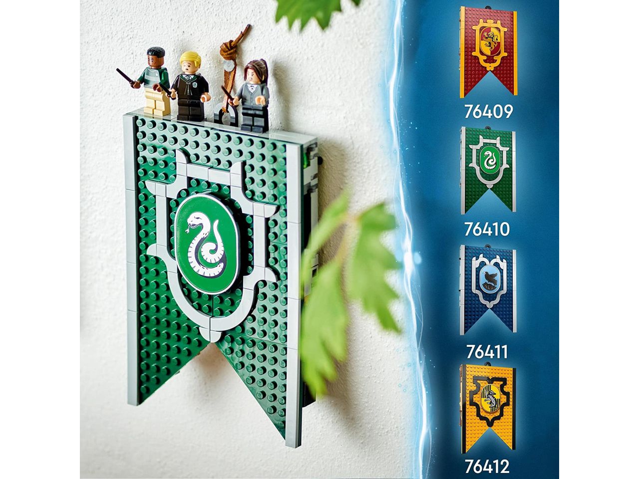Lego harry potter tm stendardo della casa serpeverde
