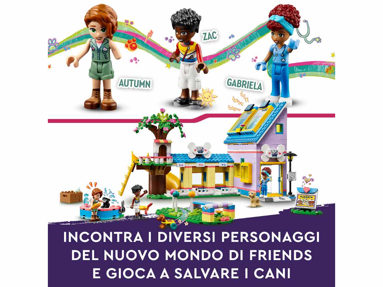 Lego Friends Centro di Soccorso per Cani 41727