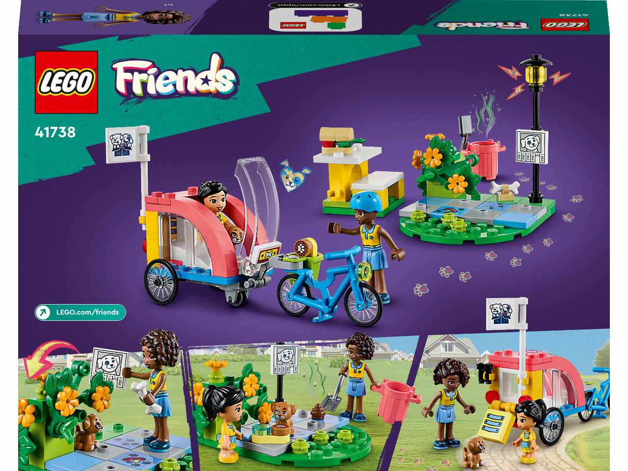 Lego Friends Bici di Soccorso dei Cani 41738