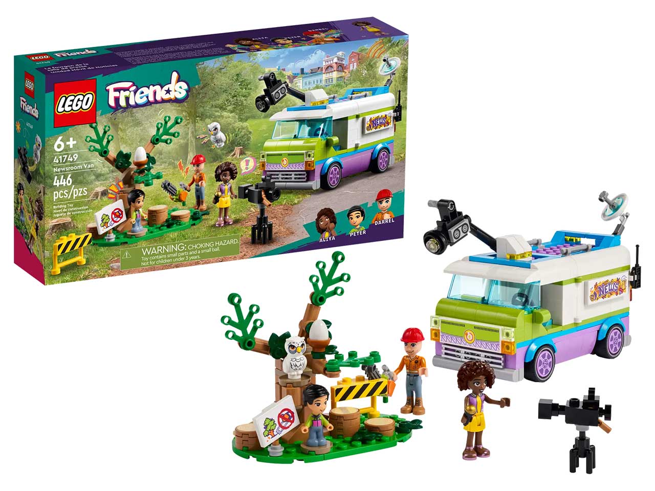 Lego Friends Furgone della Troupe Televisiva 41749