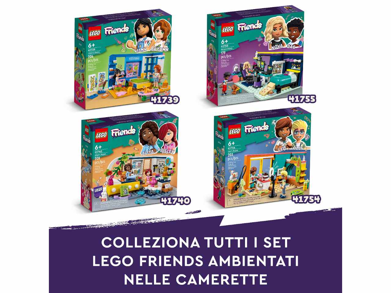 Lego friends la cameretta di nova