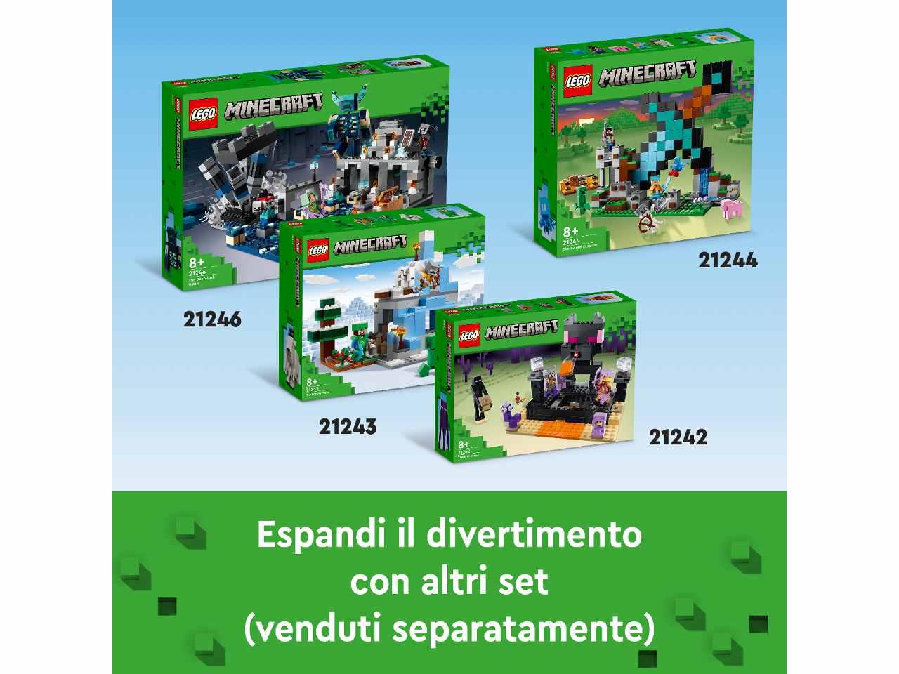 Lego Minecraft L'Avamposto della Spada 21244