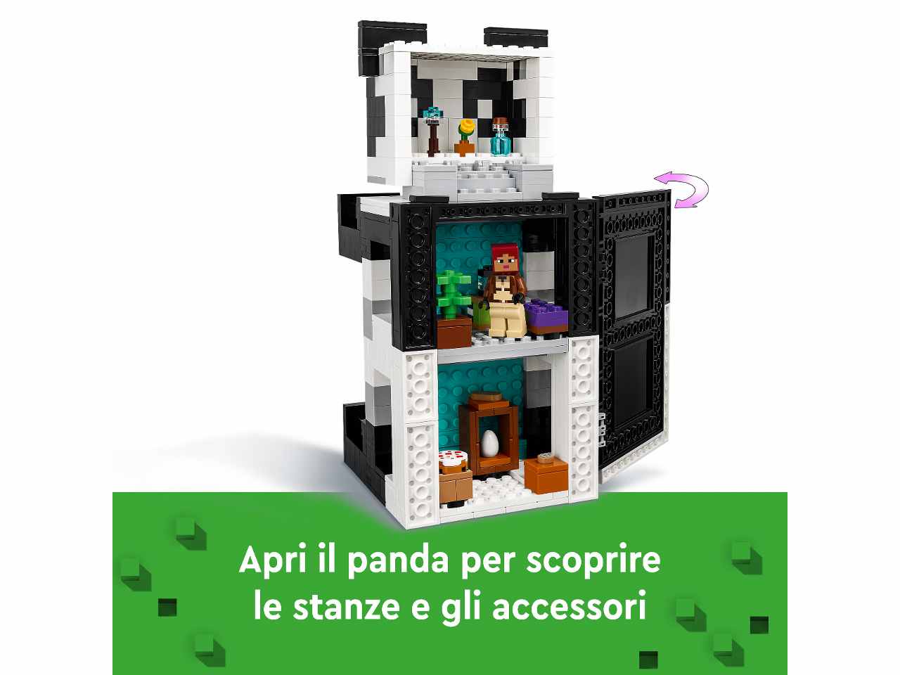 Lego Minecraft Il Rifugio del Panda 21245