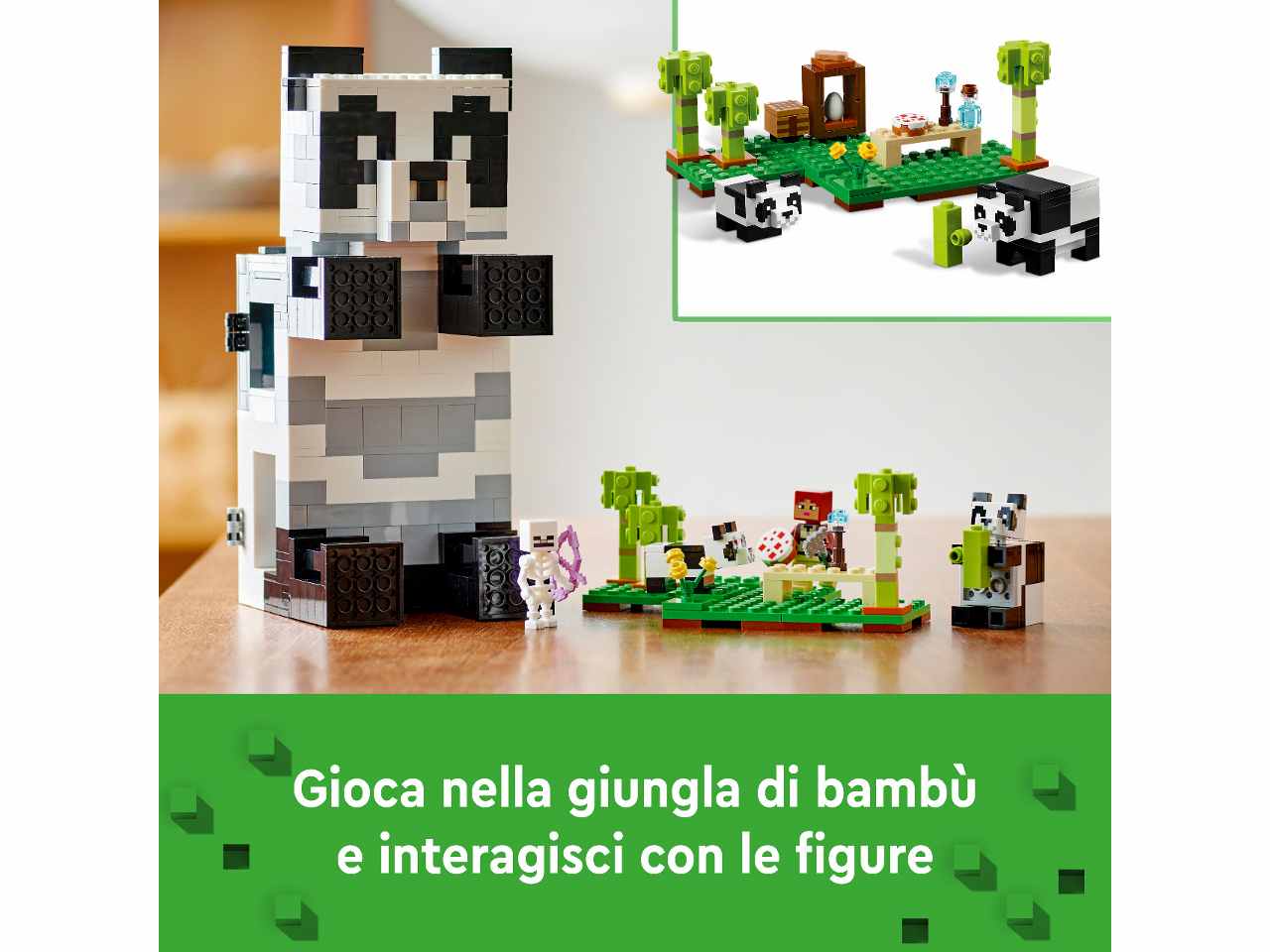 Lego Minecraft Il Rifugio del Panda 21245