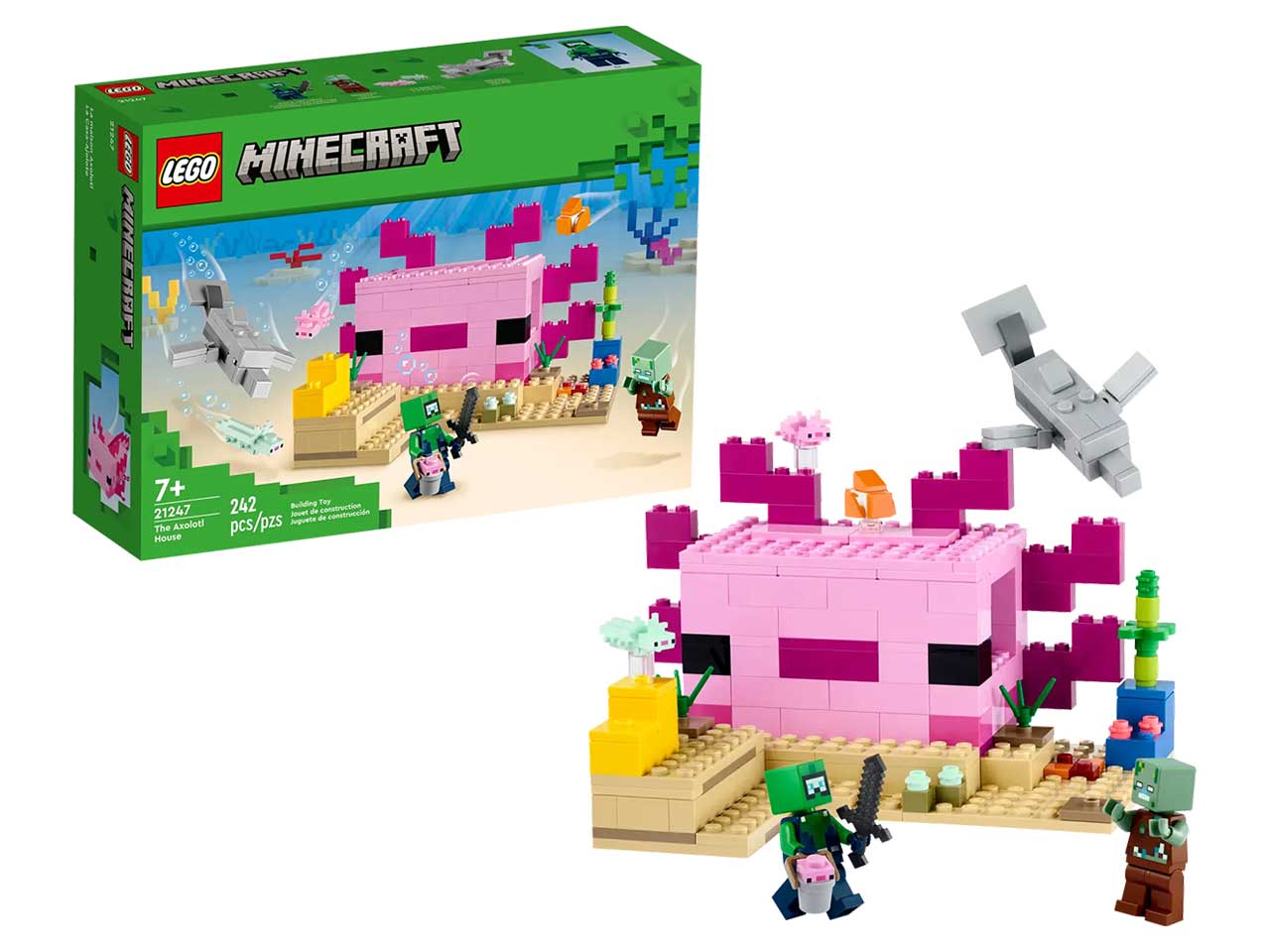 Lego Minecraft La Casa dellAxolotl 21247
