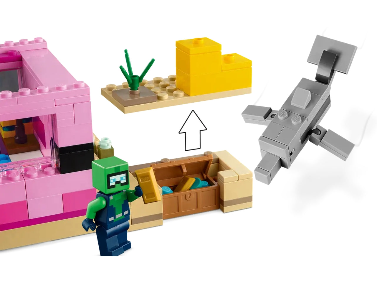 Lego Minecraft La Casa dellAxolotl 21247
