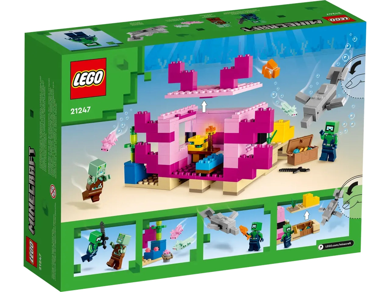 Lego Minecraft La Casa dellAxolotl 21247