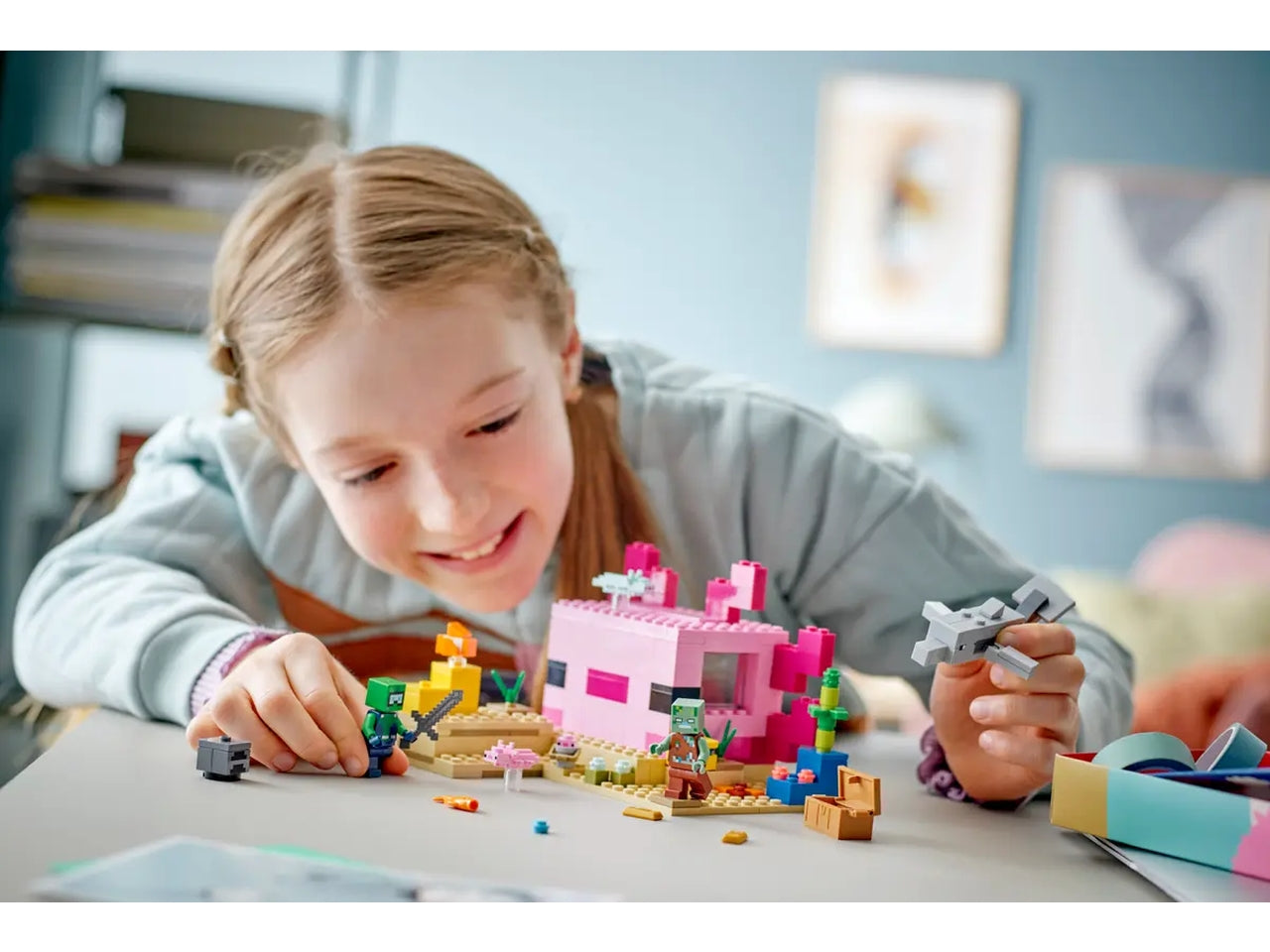 Lego Minecraft La Casa dellAxolotl 21247