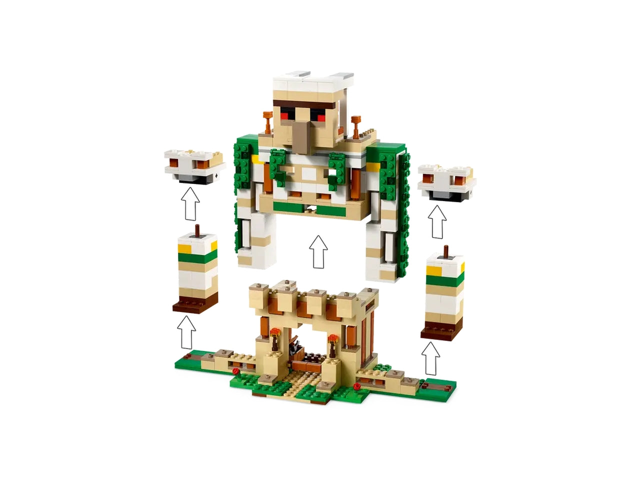 Lego Minecraft La Fortezza del Golem di Ferro 21250