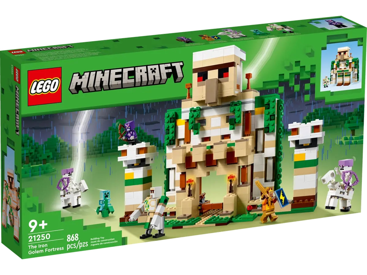 Lego Minecraft La Fortezza del Golem di Ferro 21250