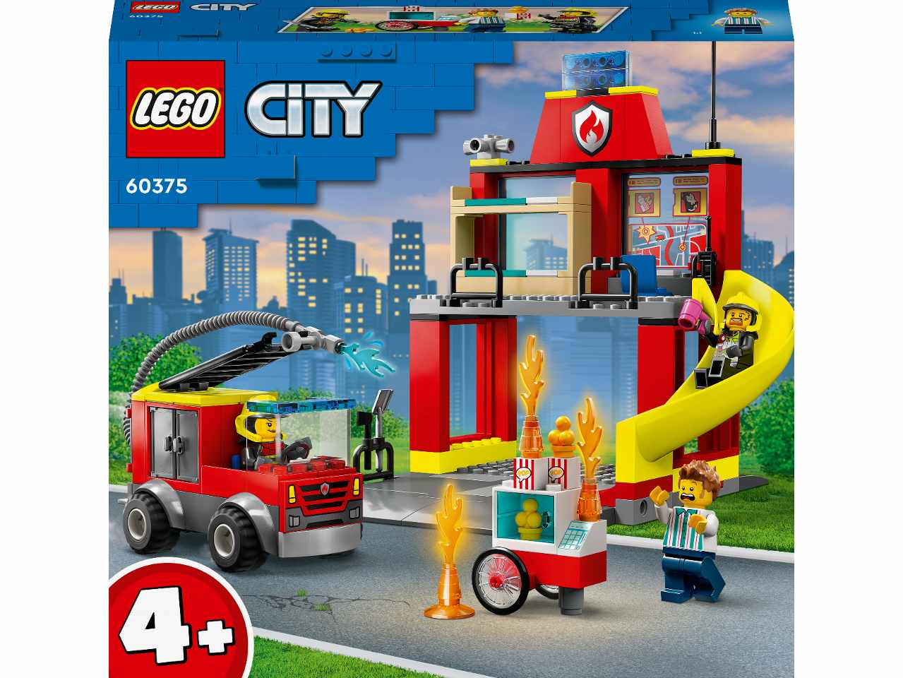 Lego City Caserma dei Pompieri e Autopompa 60375