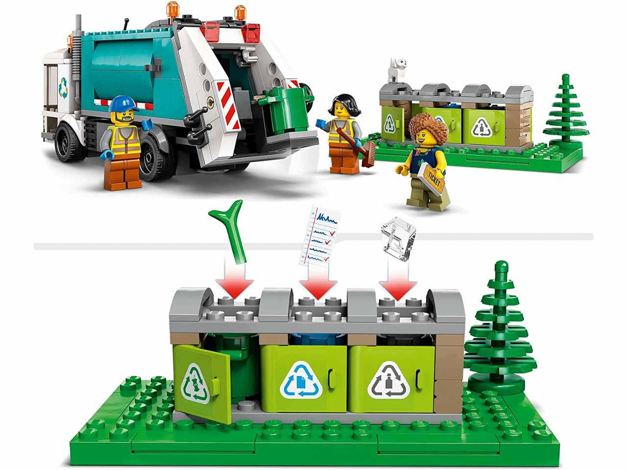 Lego City Camion per il Riciclaggio 60386