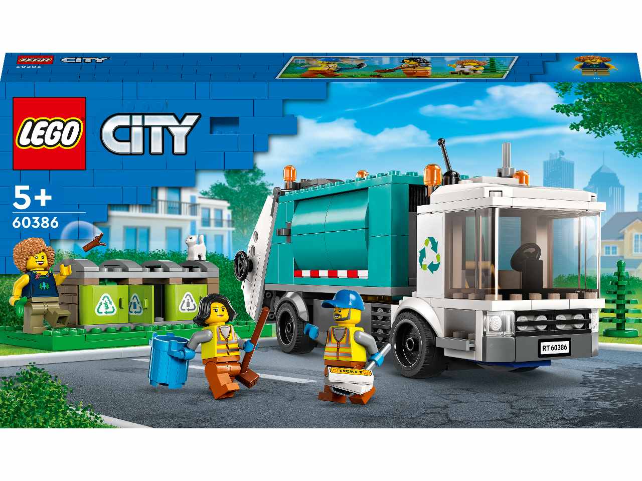 Lego City Camion per il Riciclaggio 60386