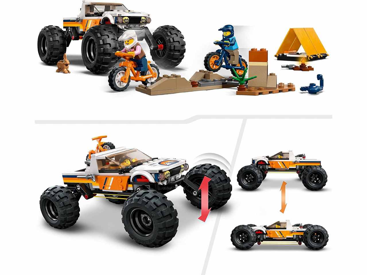 Lego City Avventure sul Fuoristrada 4x4 60387