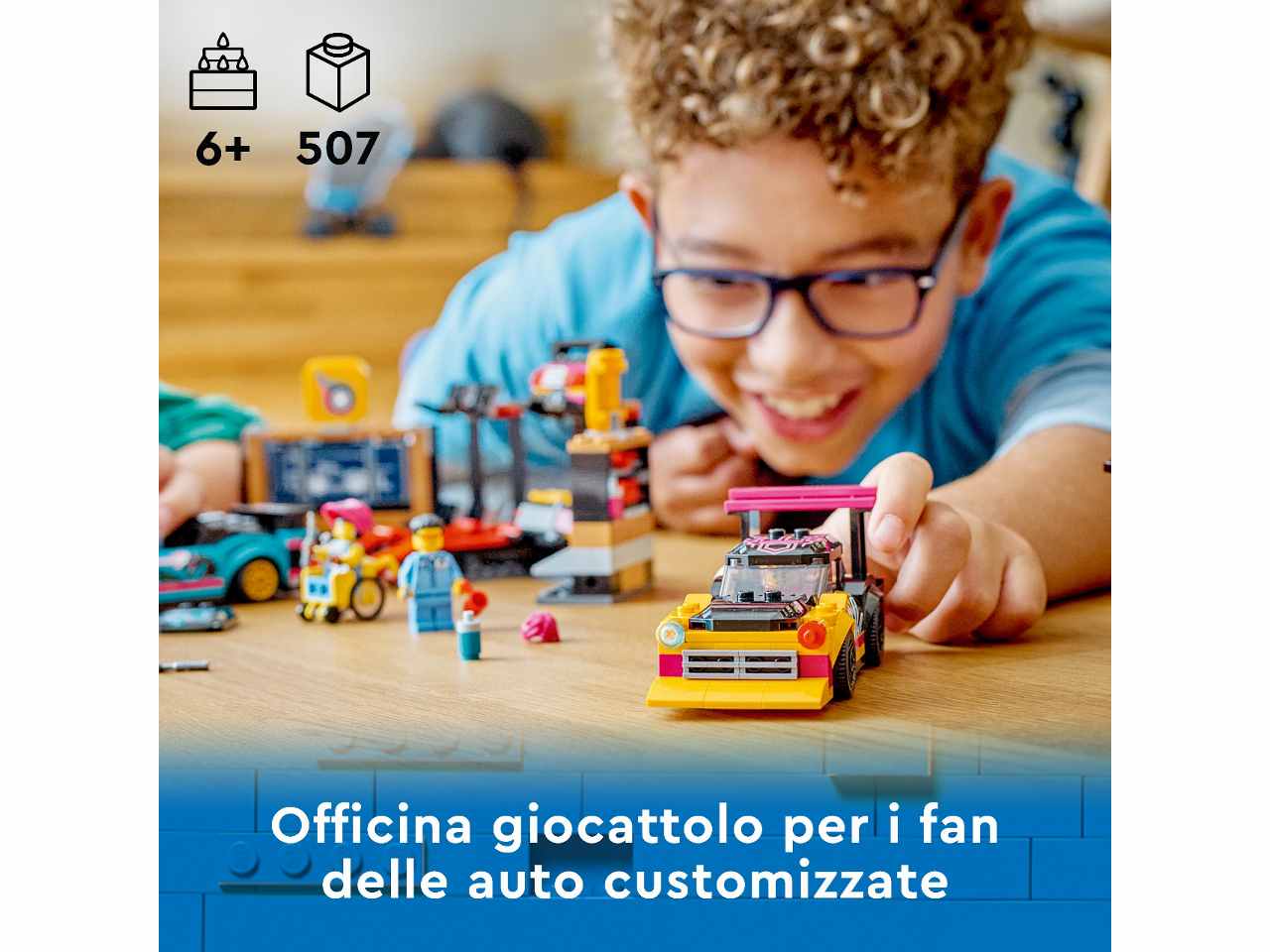 Lego City Garage Auto Personalizzato 60389