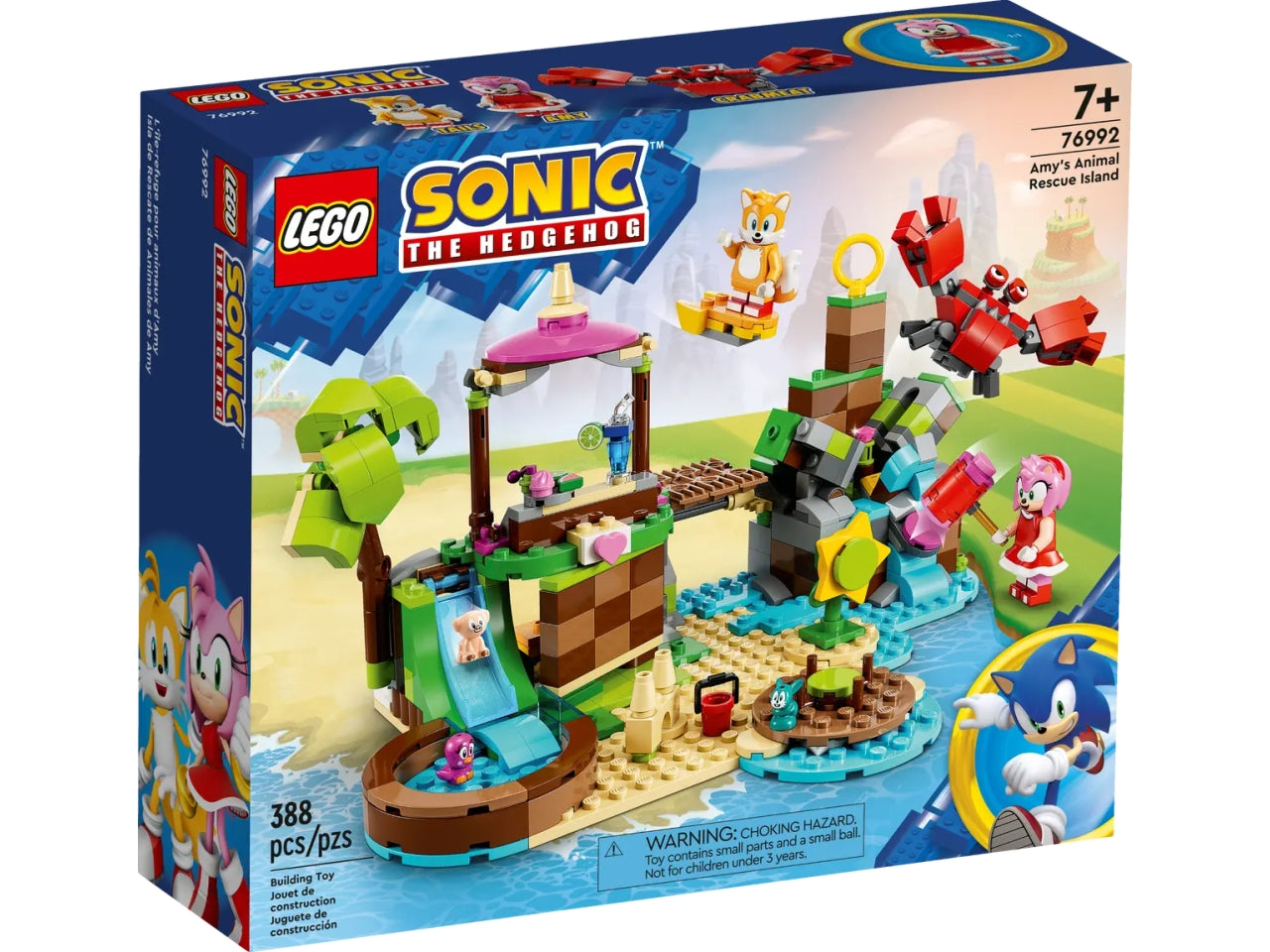 Lego Sonic the Hedgehog LIsola del Soccorso Animale di Amy 76992